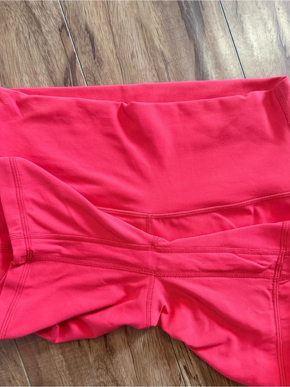 Lululemon Align High-Rise Red/Coral Workout Shorts
